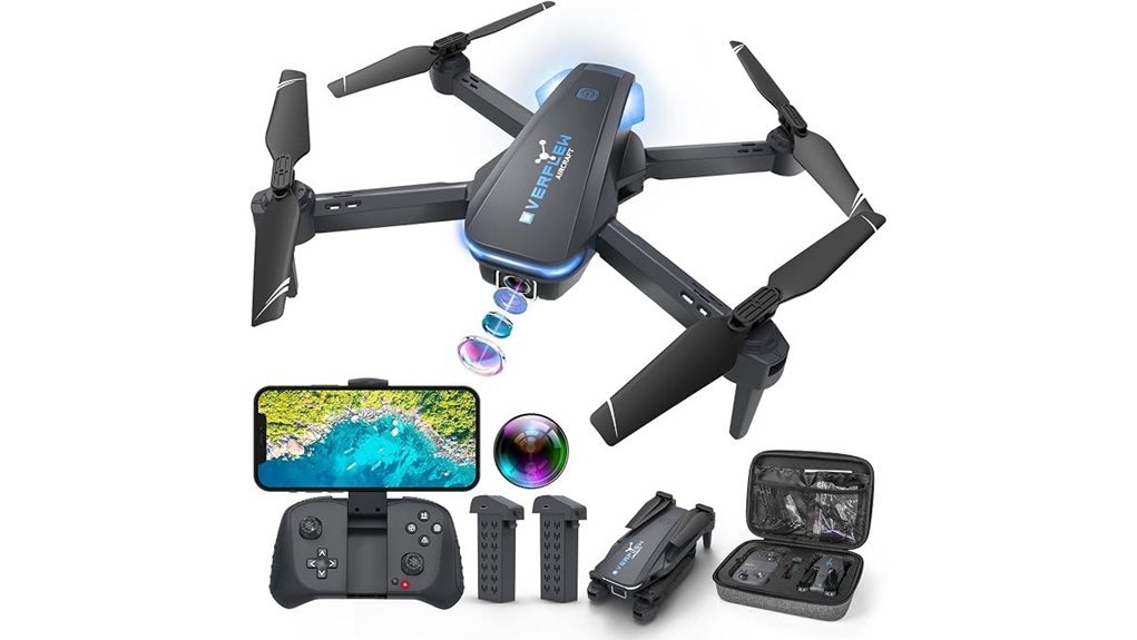 voice controlled foldable drone